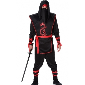 Deluxe Ninja Costume - Mens Japanese Costumes